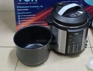 Von 6 Litres Electric Pressure Cooker Vscp60mmx