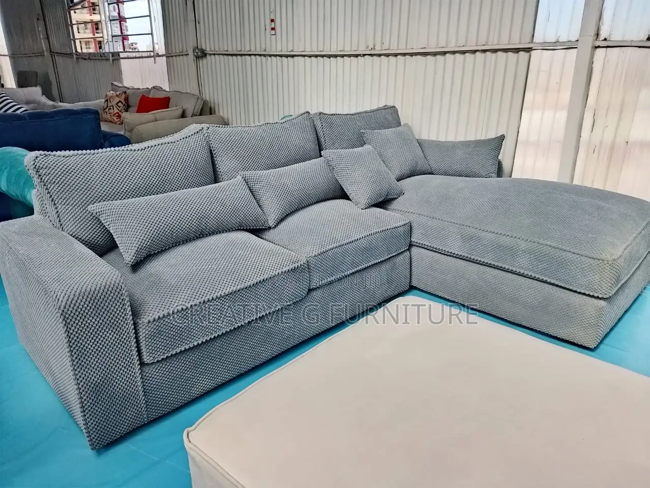 Distinctive 6 Seater Corner Sofa