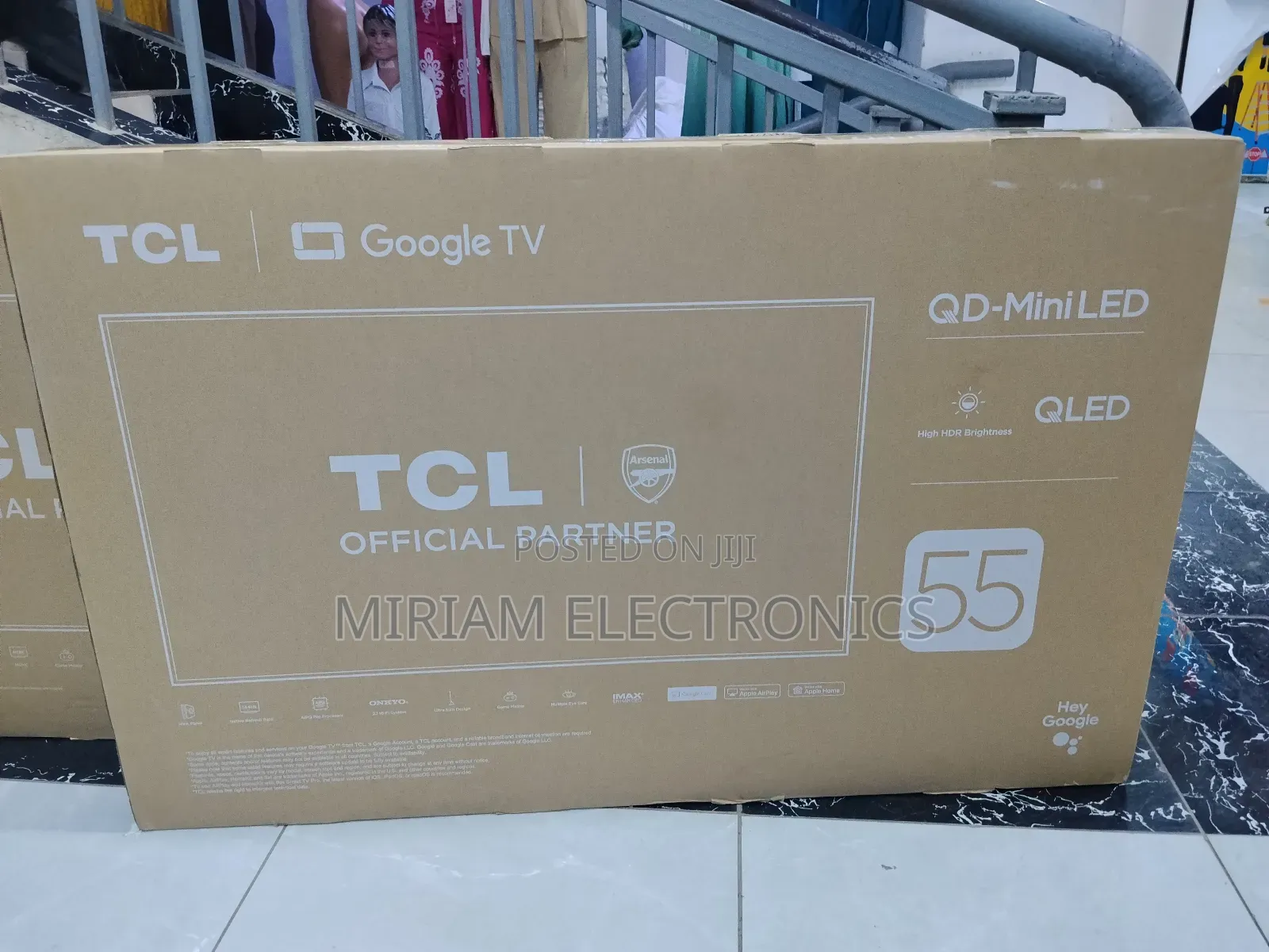 TCL 55" C6k Smart Qd Miniled Tv Google