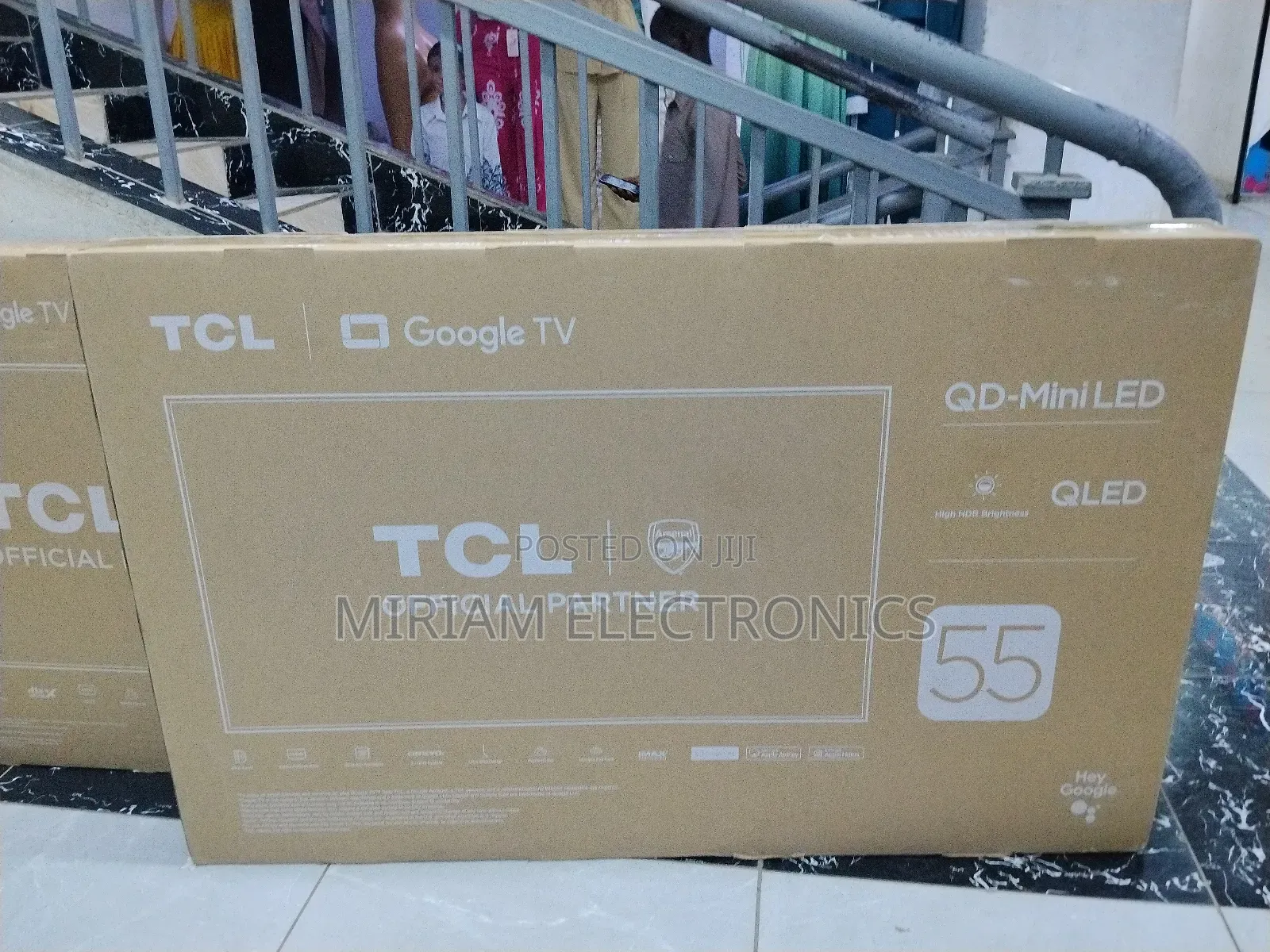 TCL 55" C6k Smart Qd Miniled Tv Google