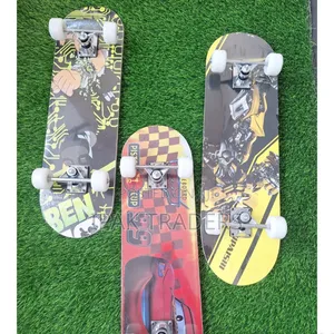 Skateboard With Rubber Wheels