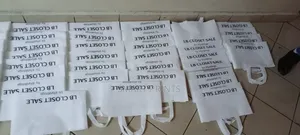 High Quality Carrier Bag Branding Available. Call or Text