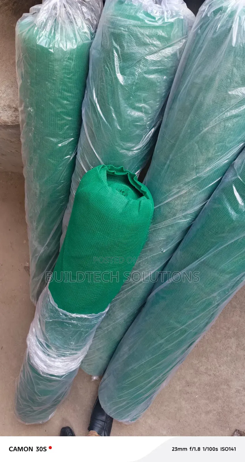 Green Scaffolding Mesh Net