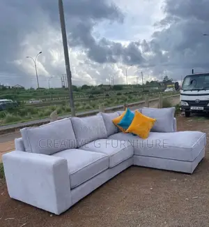 Secured 6 Seater L Sofa