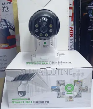 V380 Single Lens 4g Simcard Solar Camera With Full-Color Night Vision
