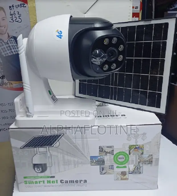 Single Screen View V380 Pro Solar Camera 4g-Sim CARD USE