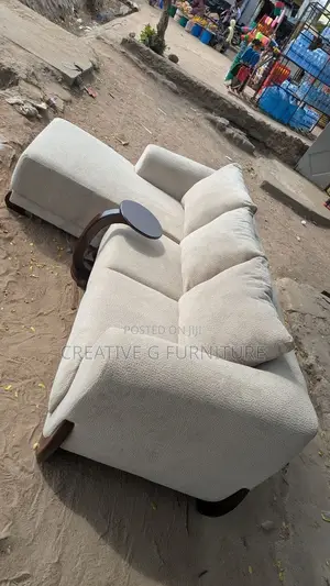 Clear 6 Seater L Seat Sofa