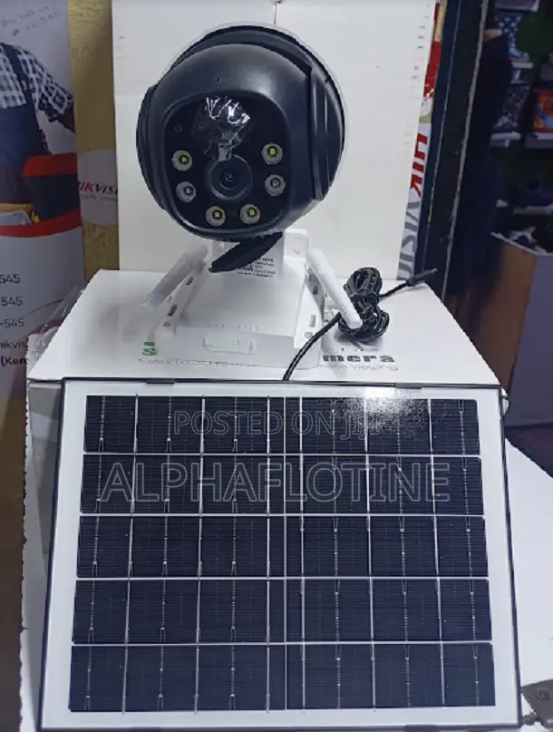 360° Pan/Tilt Single Lens 4g Solar PTZ Camera