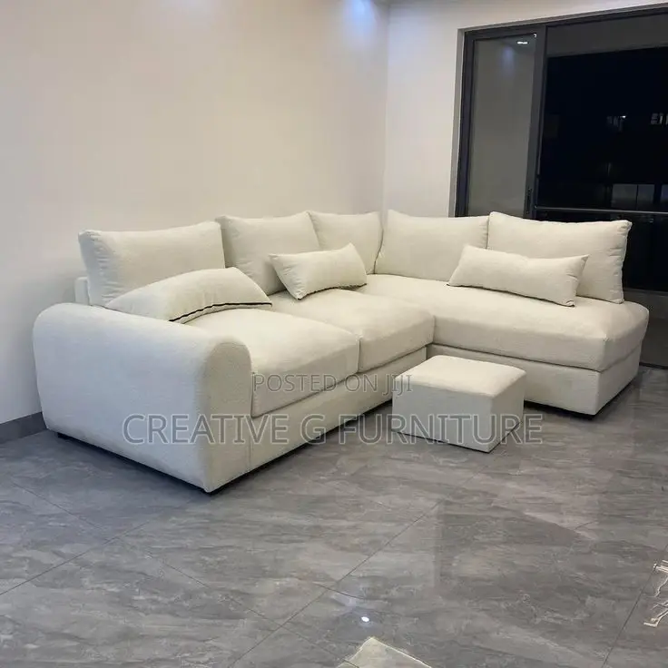 Formatted 6 Seater L Sofa Set