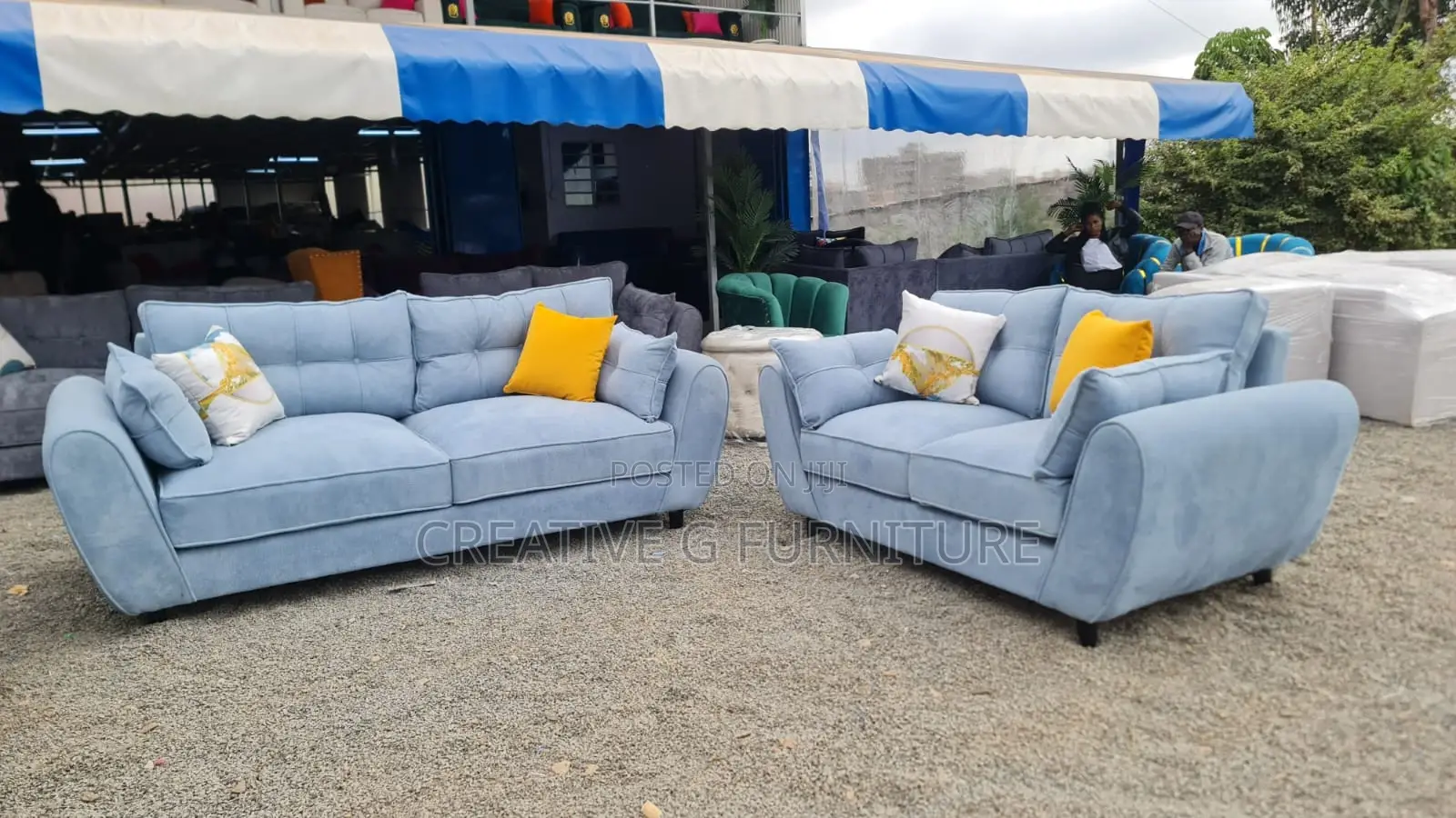 Lovely 5 Seater Butterfly Sofa 3,2
