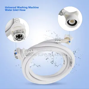 5m Washing Machine Hose Pipe Inlet With Screws Tap Adapter 5 Metres