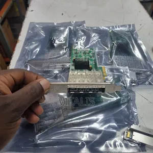 Intel Quad Port Fiber Ethernet Card.