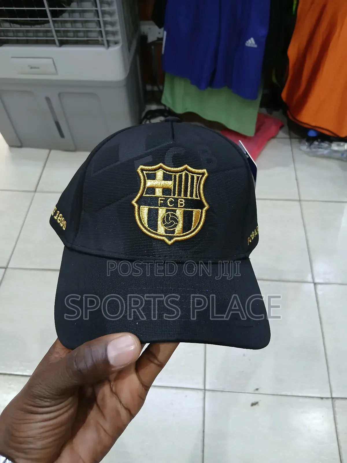 Barcelona Black Baseball Cape