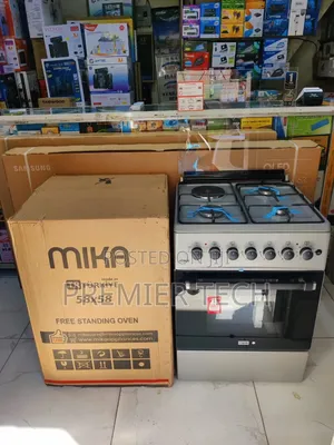 *Mika Standing Cooker 3 Gas + 1 Electric, 58cm X58cm*