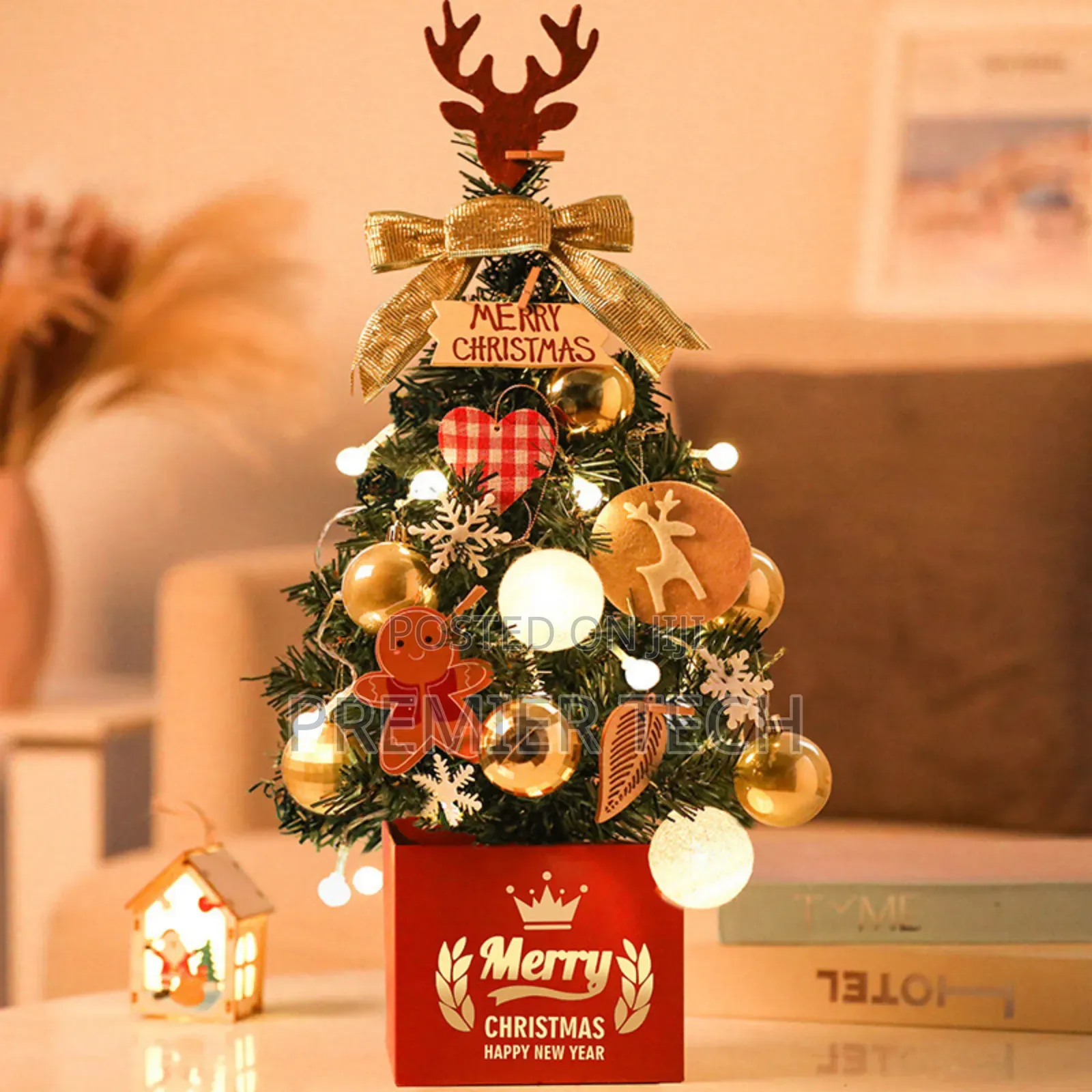 Desktop Christmas Tree With Accessories