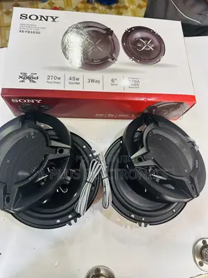 Sony 6" Car Speakers – Deep Bass + Clear Treble