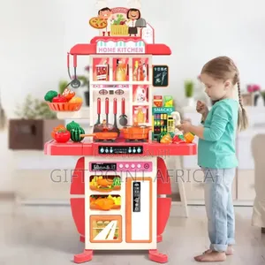73 Pcs Kitchen Play Set With Sound And Light And Running Water