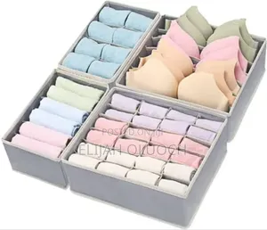 4pcs Innerwear Organisers With Dividers