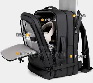 Expandable a Smart, Spacious Backpack for Work, School, and Travel