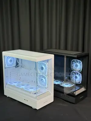Tortox Fish Tank Gaming Case Plus 6 Argb Fans