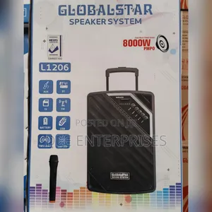 Globalstar Portable Club 12 Inches Trolley Portable Speaker
