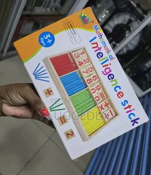 Set of Mathematical Intelligence Sticks, Wooden Educational Toy