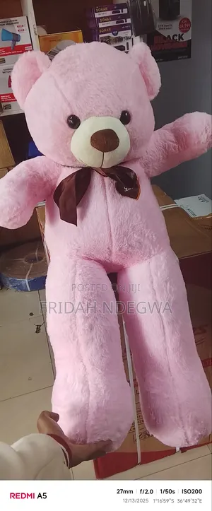 100cm Pink Teddy Bear