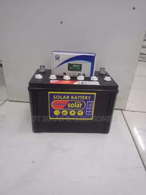 N50 Ah - 12v Chloride Exide Acid Solar Battery Free 20a Controller
