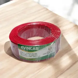 Elvin 2.5mm Red Single Core Heavy Duty PVC Insulated Wiring Cable