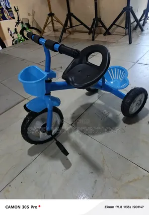 Kids Tricycle Bicycle Blue With Pedal