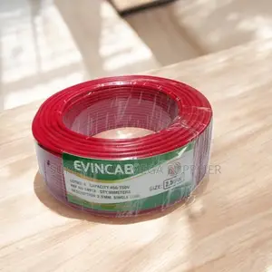 Elvin Durable 2.5mm Red PVC Single Core Electrical Wiring Cable