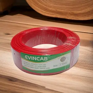Elvin 2.5mm Red Heat Resistant Single Core Indoor Wiring Cable