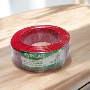 Elvin 2.5mm 90m Long Red PVC Solid Core Wire for Long- Lasting Wiring