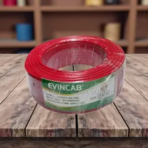 Elvin Long Lasting 2.5mm 90m Red PVC Solid Indoor Use Wiring Cable