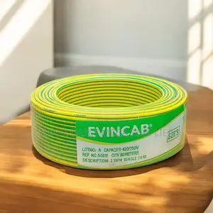 Evin 2.5mm Yellow Green PVC Insulated Anti- Aging Indoor Wiring Cable