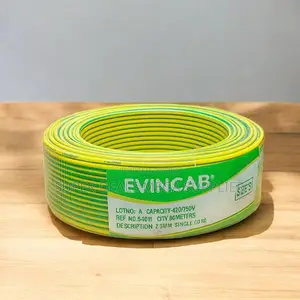 Evin 2.5mm Yellow Green High Quality Flexible Indoor Wiring Cable