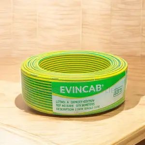 Evin 2.5mm Yellow Green Anti- Aging Flexible Electrical Wiring Cable