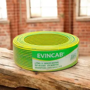 Evin 2.5mm Yellow Green Low Resistance High Conductivity Cable