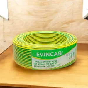 Evin 2.5mm Yellow Green Stable, Safe and Flexible Indoor Wiring Cable