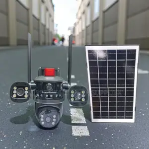High Definition 3mp Multiple Lens 4g PTZ Outdoor Solar Security Camera