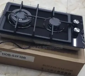 Haier Glass-Inbuilt 2 Burner With Wok Burner Hob Cooker