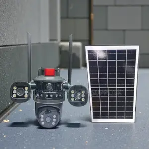 Up to 128gb Tf Storage Multiple Lens 4g PTZ Solar Security Camera