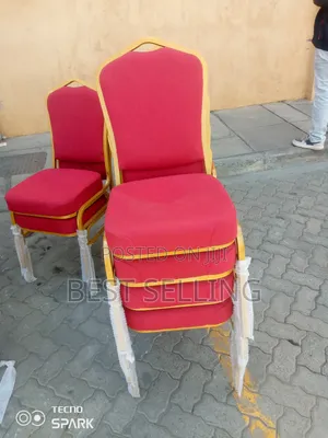 Red High Density Church/Conference Chairs