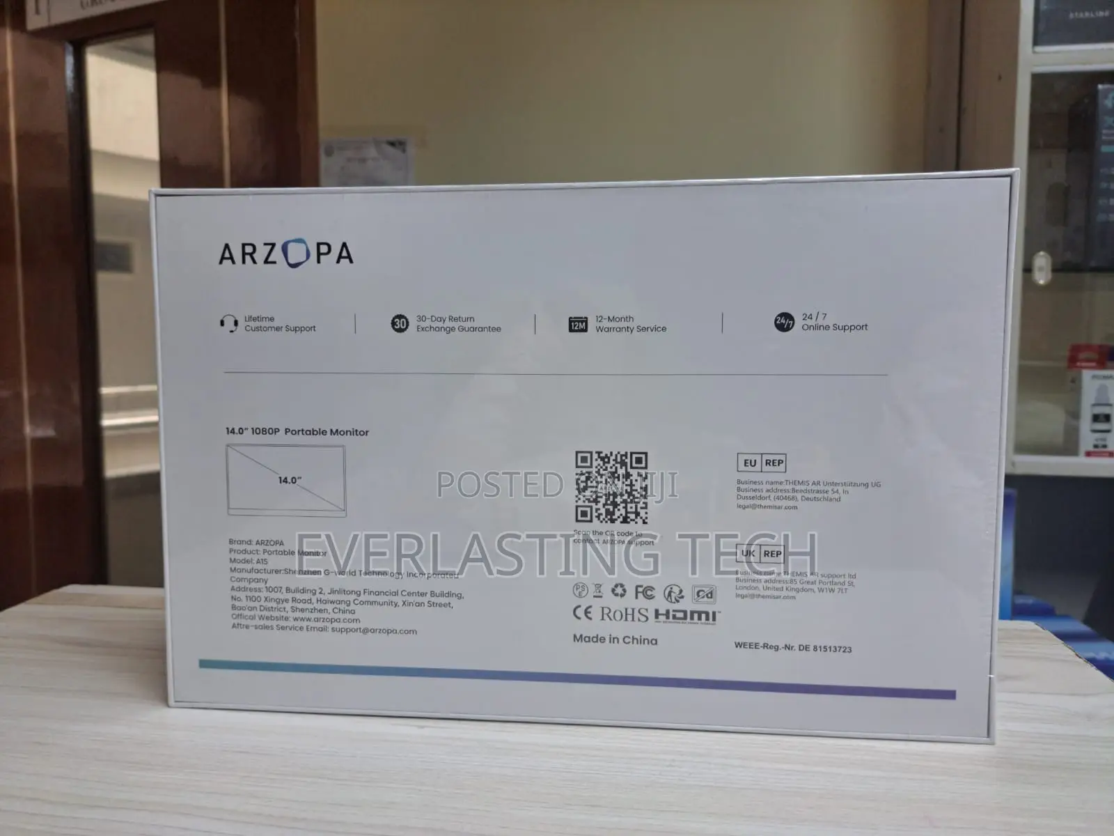 Arzopa Ai (Single)15.6' Portable Monitor