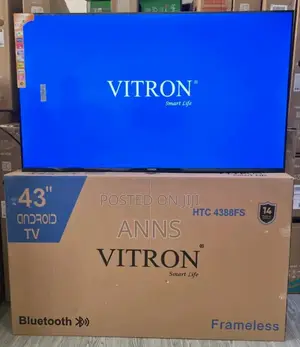 Framelss Vitron 43 Inch Smart Tv