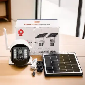 4g Solar Camera With Weatherproof Housing and Smooth Pan Tilt Rotation