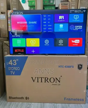 Youtube Netflix Vitron 43 Inch Android Tv