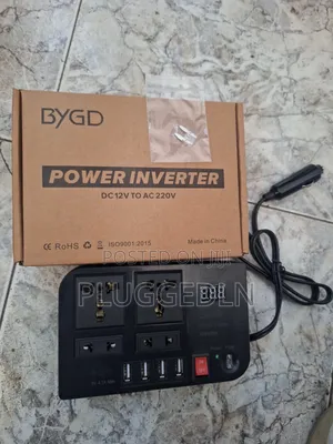 300w Car Power Inverter That Converts Dc 12v to Ac 220v Power.