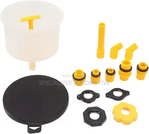 Vehicle Radiator Coolant Funnel Refilling Kit Spill Free 15 Piece Kit