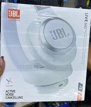 White JBL Live 660 Wireless Headphones